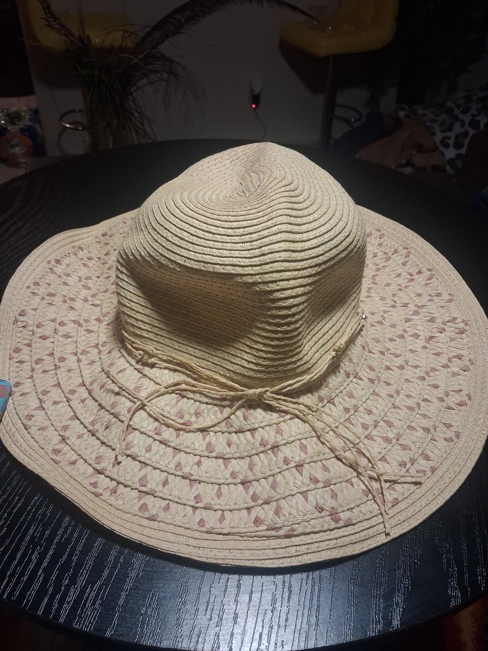 Women’s Straw Sun Hat - Beige with  Accents CAPELLI
